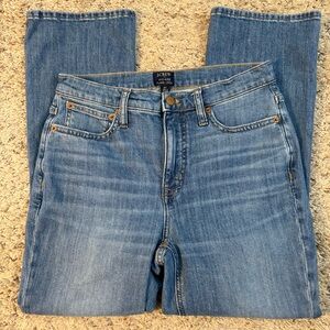 J. Crew Mid-Rise Flare Crop Jeans Waist 27 EUC